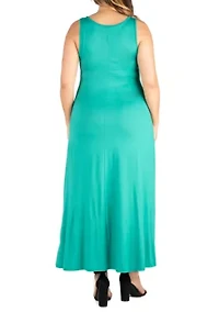 Plus Simple A Line Tank Maxi Dress