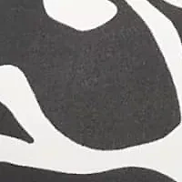 Womens Zebra Sleeveless Fit N Flare High Low Pocket Midi Dress