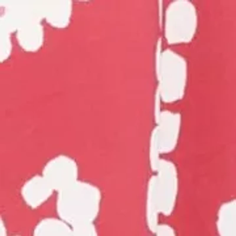 Womens Paisley V Neck Sleeveless Pleated Pocket Midi Fit N Flare Dress