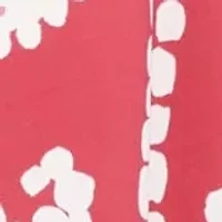 Womens Paisley V Neck Sleeveless Pleated Pocket Midi Fit N Flare Dress