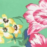 Womens Floral Sleeveless Pleated Pocket Skater Dress