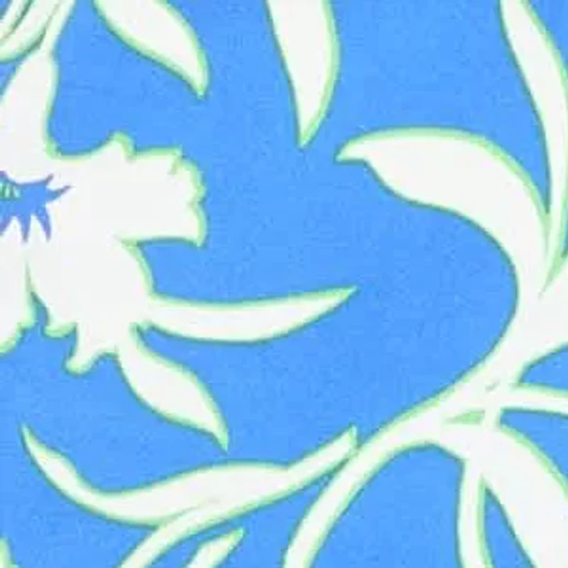 Womens Floral Flutter Sleeve Faux Wrap Knee Length Dress