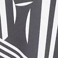 Womens Geometric Sleeveless Collared Knee Length A Line Dress