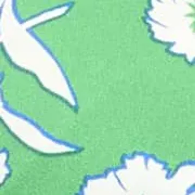 Womens Floral Collar Knee Length Side Tie Wrap Dress