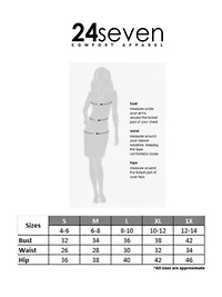Womens V Neck Sleeveless Faux Wrap Tulip Hemline Midi Dress