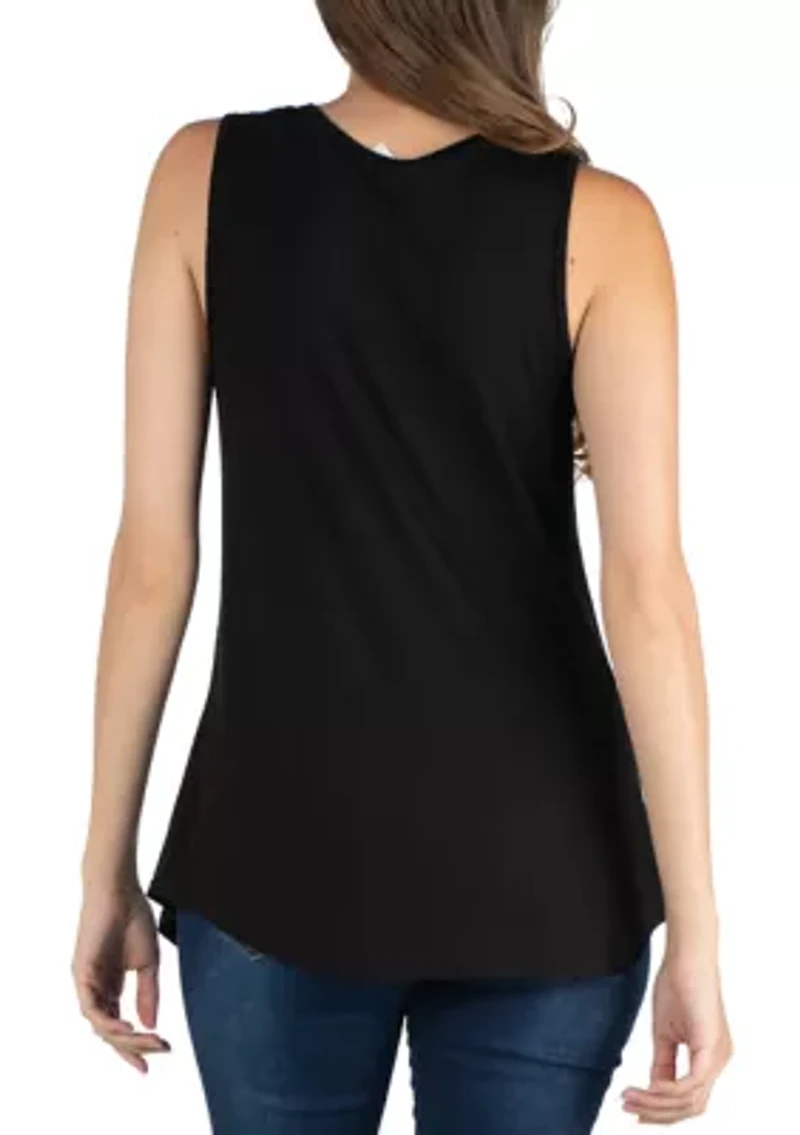 Women's V-Neck Tunic Tank Top