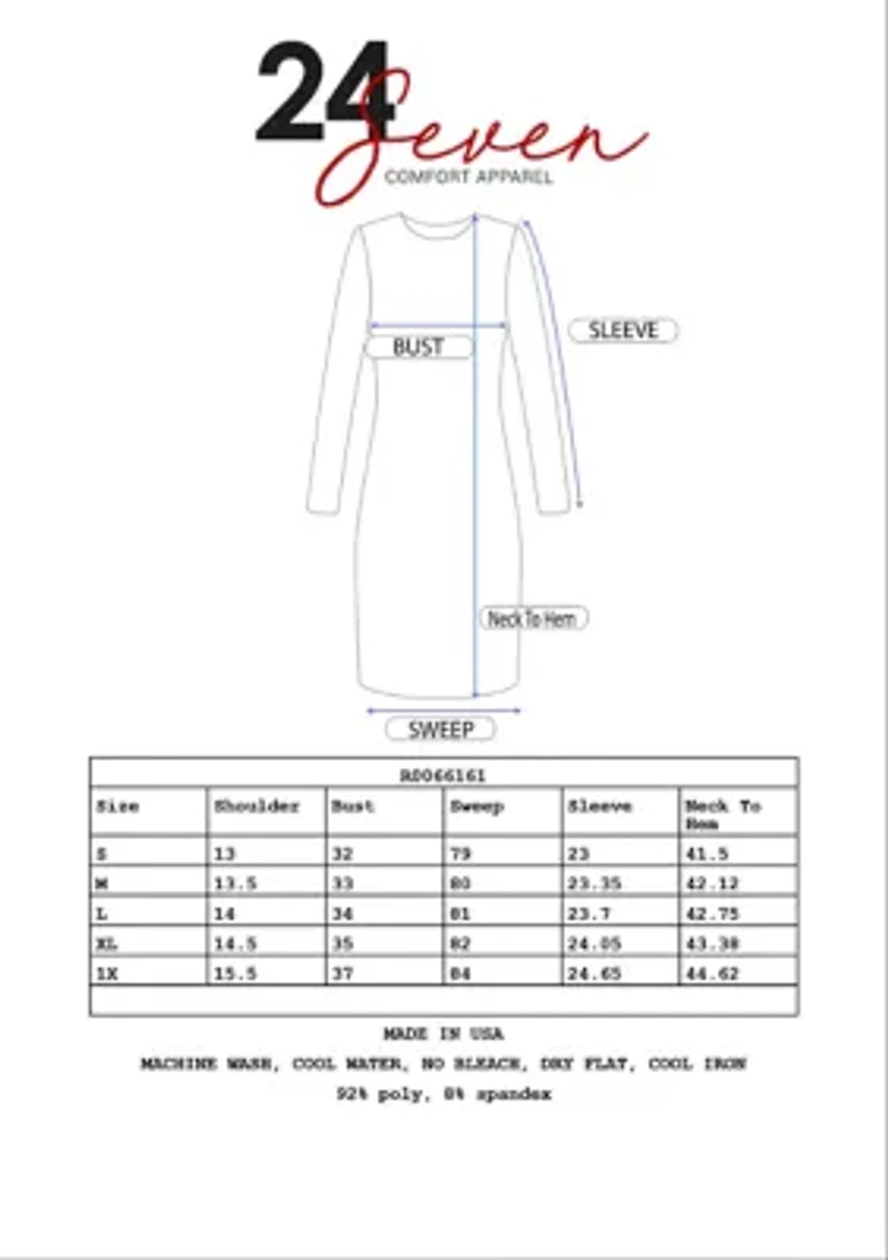 Women's Midi Length Fit-and-Flare Pocket Dress