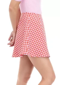 Juniors' Plaid A-Line Skirt