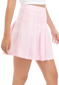 Juniors' Pleated Skirt