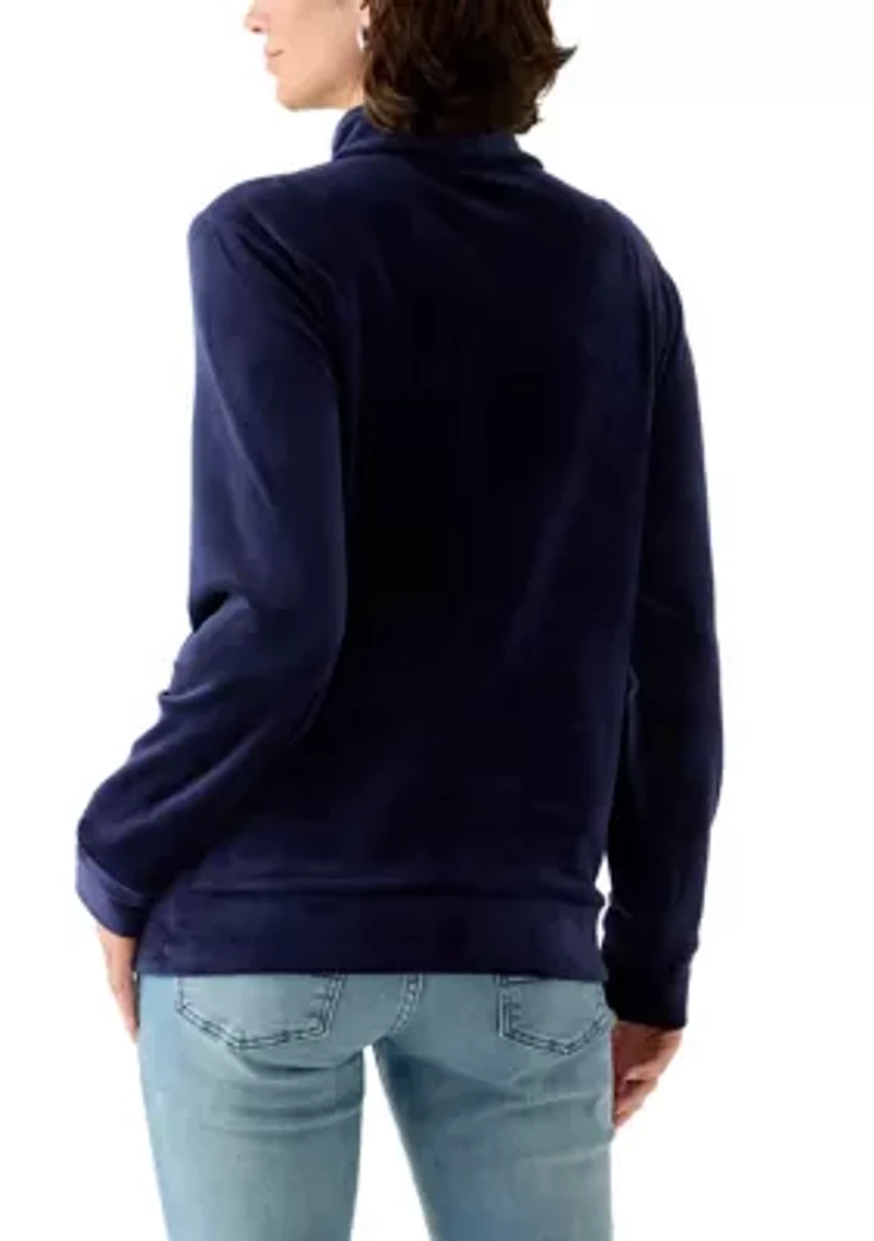 Women's Velour Zip Jacket