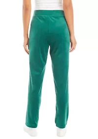 Women's Velour Straight Pants