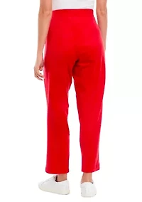Women's Velour Straight Pants