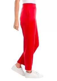 Women's Velour Straight Pants