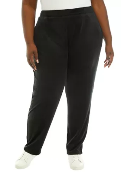 Plus Comfort Velour Pants