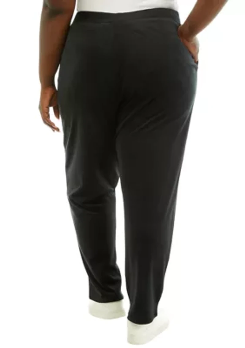 Plus Comfort Velour Pants