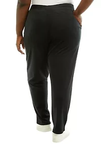 Plus Comfort Velour Pants