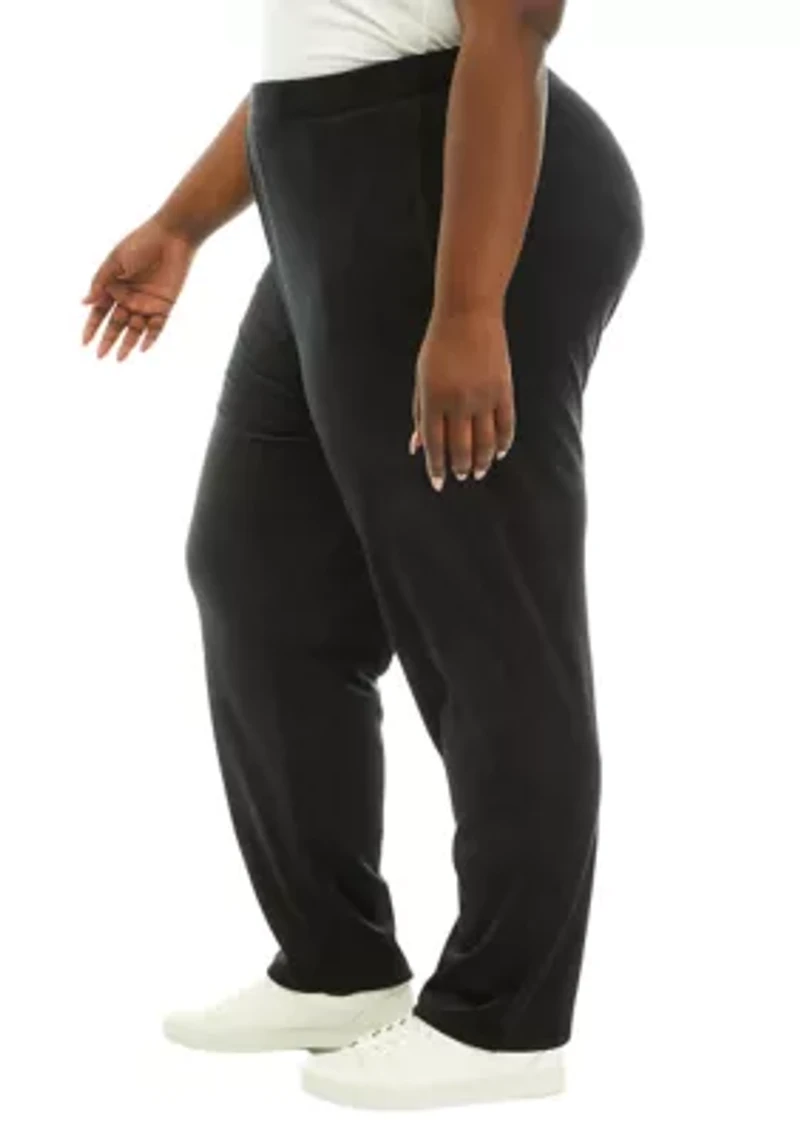 Plus Comfort Velour Pants