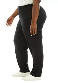 Plus Comfort Velour Pants