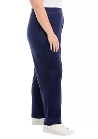 Plus Comfort Velour Pants