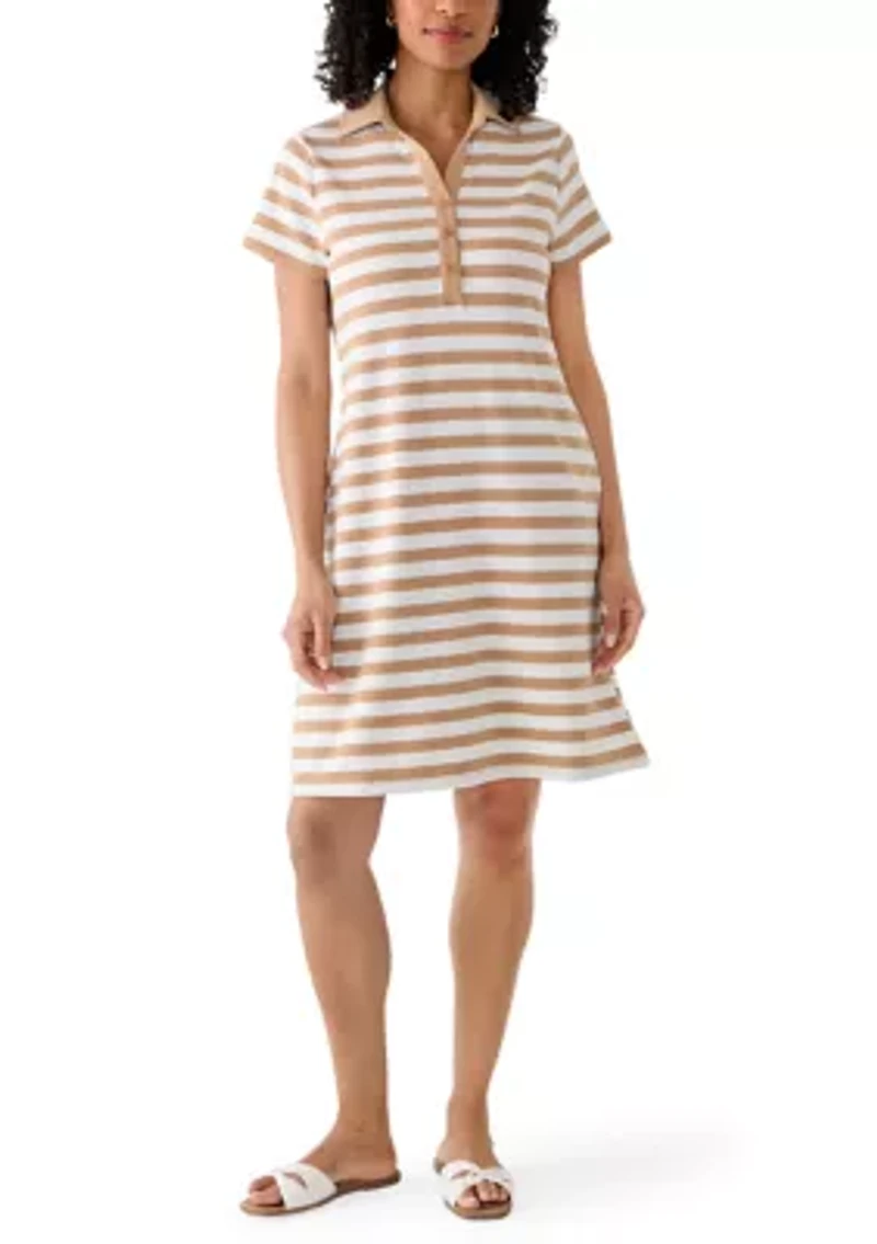 Women's Short Sleeve Polo Dress