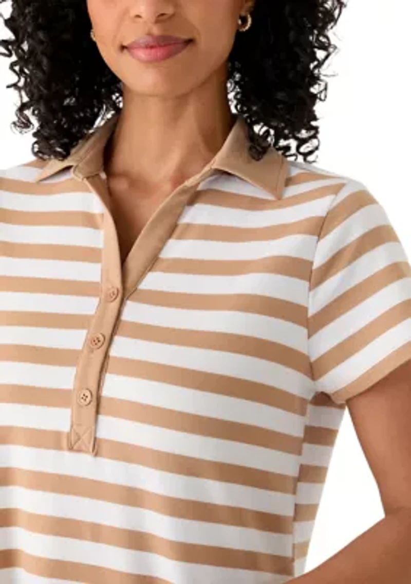 Women's Short Sleeve Polo Dress