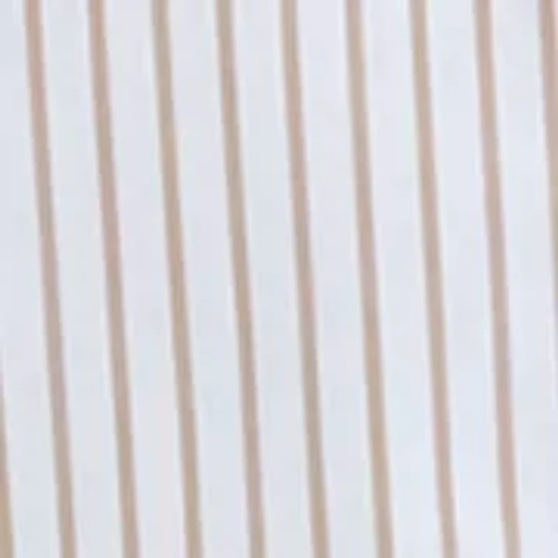 Petite Striped Button Front Top