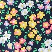 Petite 3/4 Roll Tab Printed Button Up Shirt