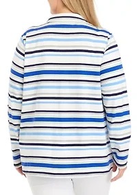 Plus Seam Detail Heather Pullover