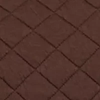 Women's Quilted Mock Neck Sweater with Buttons