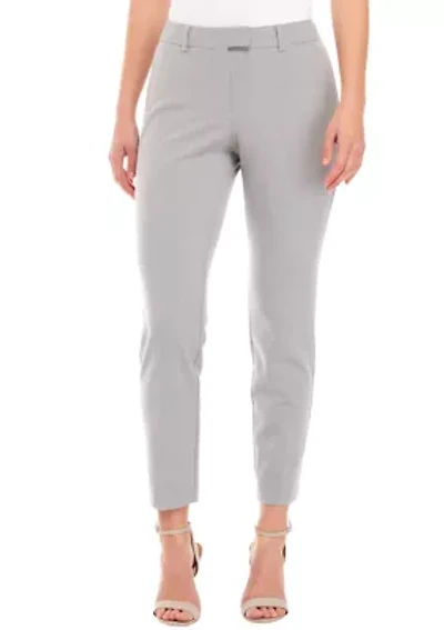 Women's Heathered Slim Cropped Pants