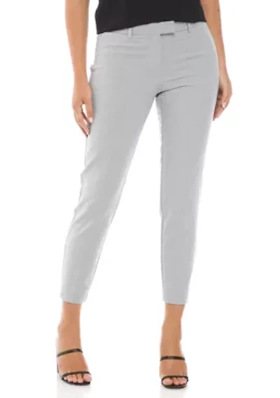 Women's Heathered Slim Cropped Pants