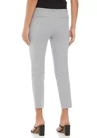 Women's Heathered Slim Cropped Pants
