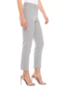 Women's Heathered Slim Cropped Pants
