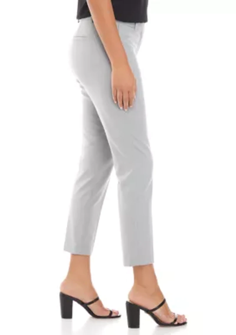 Women's Heathered Slim Cropped Pants