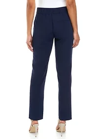 Women's Pull On Crepe Straight Leg Pants