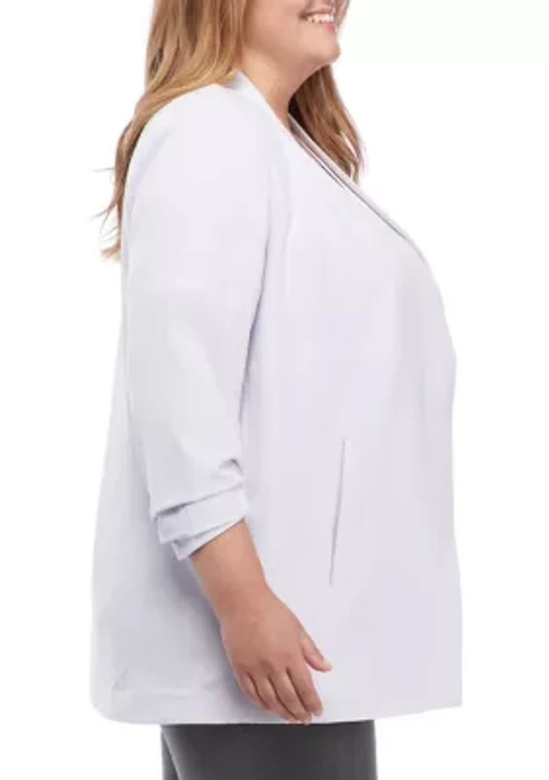 Plus Open Front Blazer