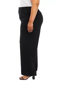 Plus Wide Leg Pants