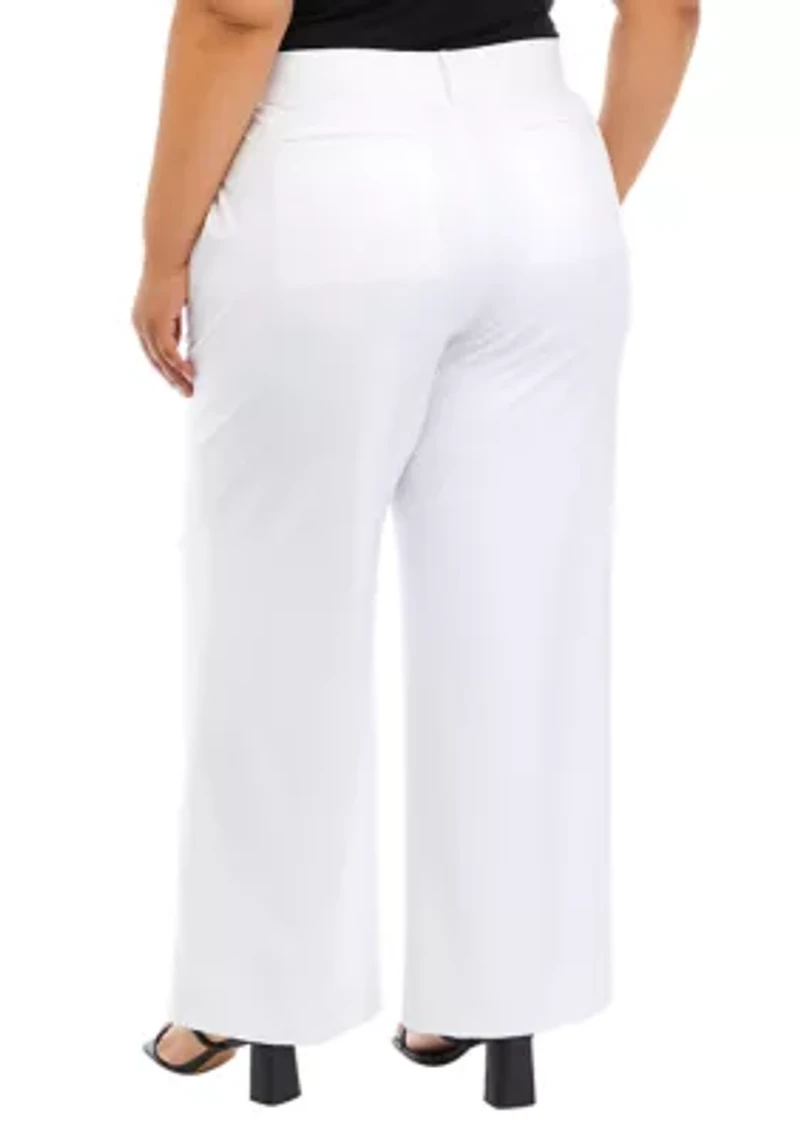Plus Wide Leg Pants