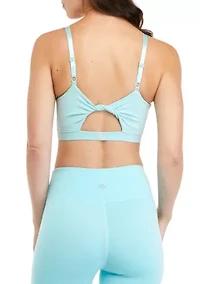 Low Impact Twist Back Sports Bra