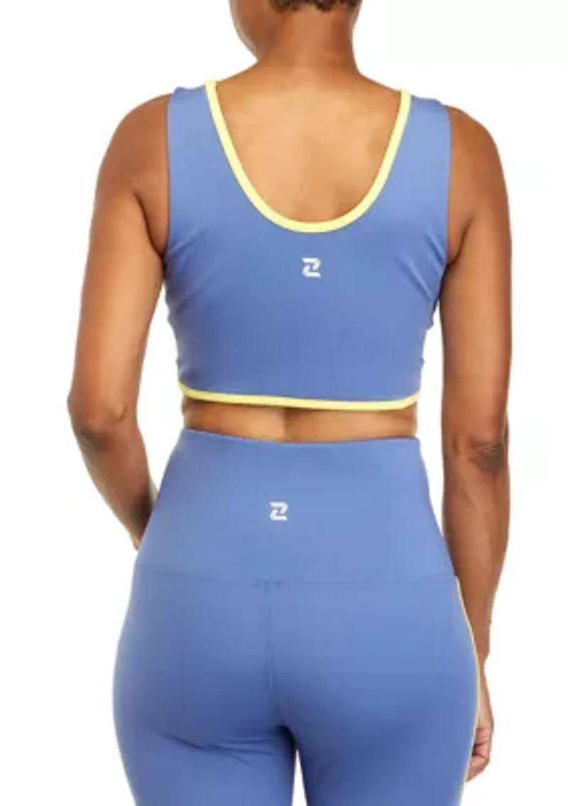 Medium Impact Scoop Neck Sports Bra
