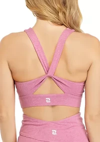 Low Impact Twisted Back Sports Bra