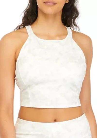 Ruffle Longline Sports Bra