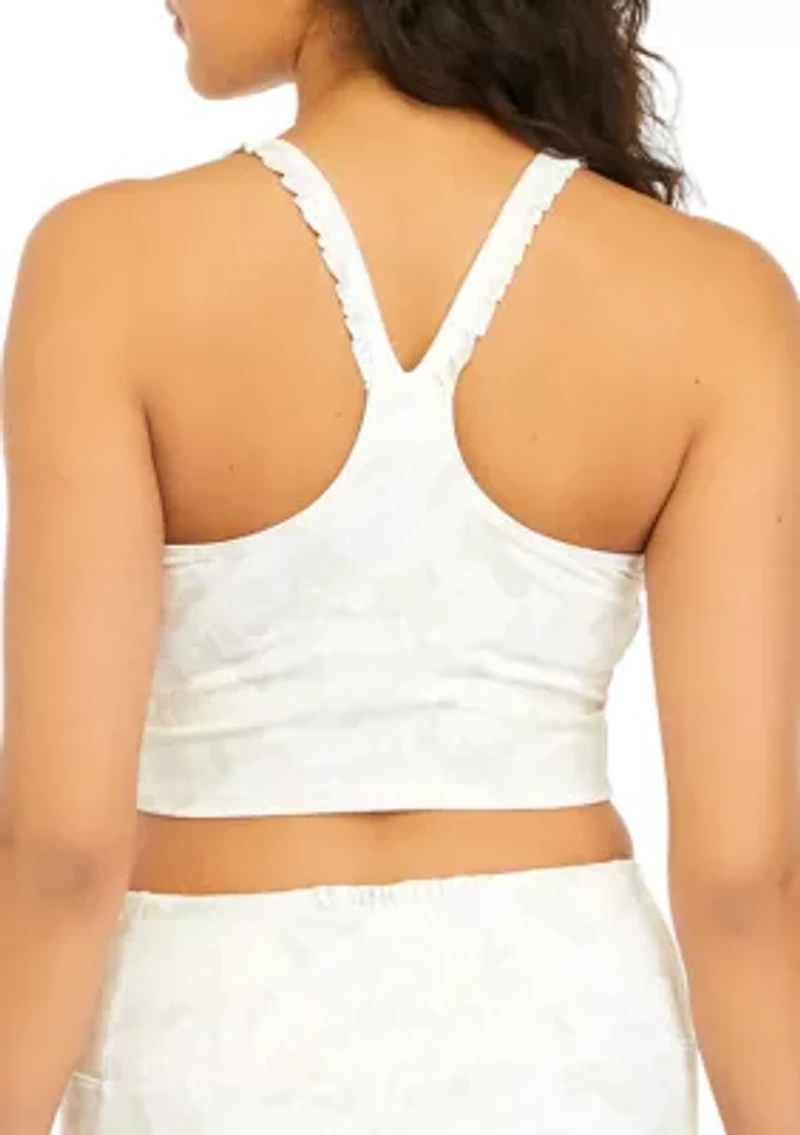 Ruffle Longline Sports Bra