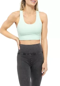 Strappy Back Longline Sports Bra
