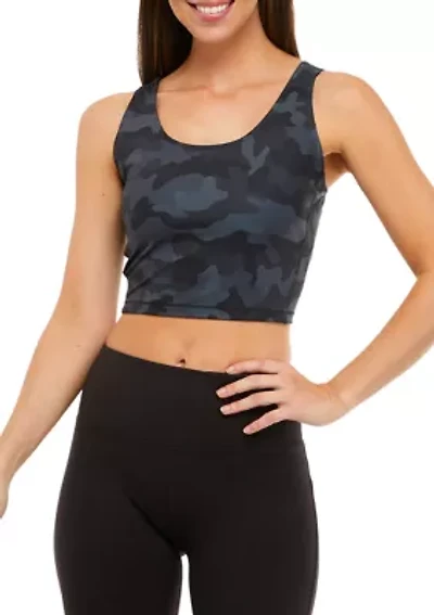 Crisscross Camouflage Sports Bra