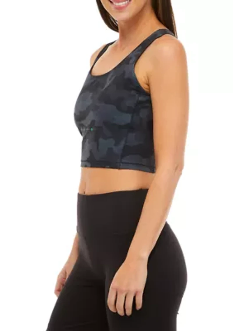 Crisscross Camouflage Sports Bra