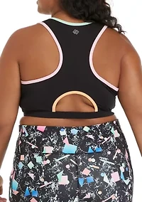 Plus Medium Impact Racerback Bra