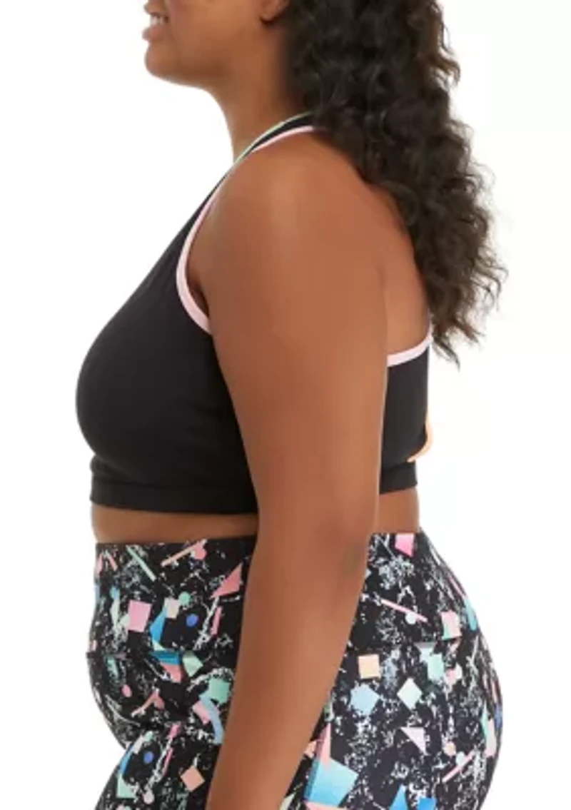 Plus Medium Impact Racerback Bra