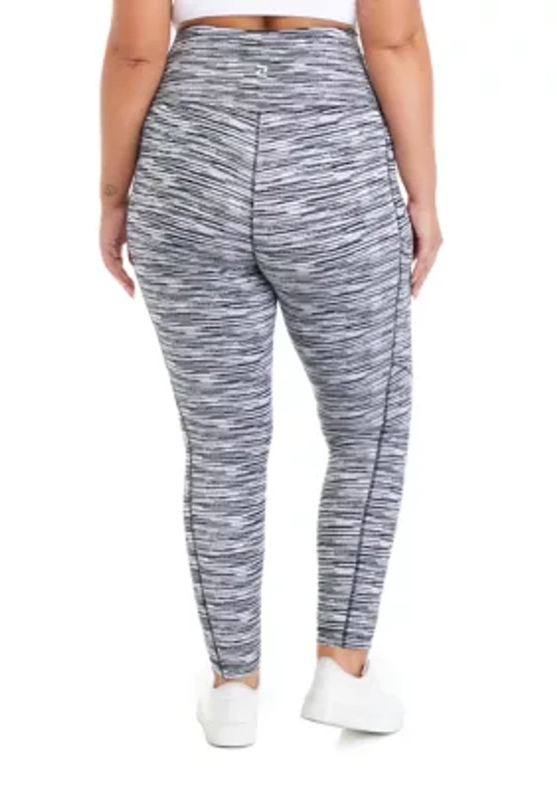 Plus Medium Impact High Waisted 7/8 Leggings