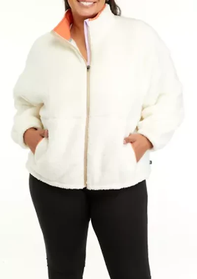 Plus Sherpa Full Zip Jacket